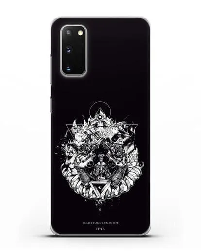 Чехол Bullet for my Valentine с постером альбома Fever силиконовый для Samsung Galaxy S20 [SM-G980F]