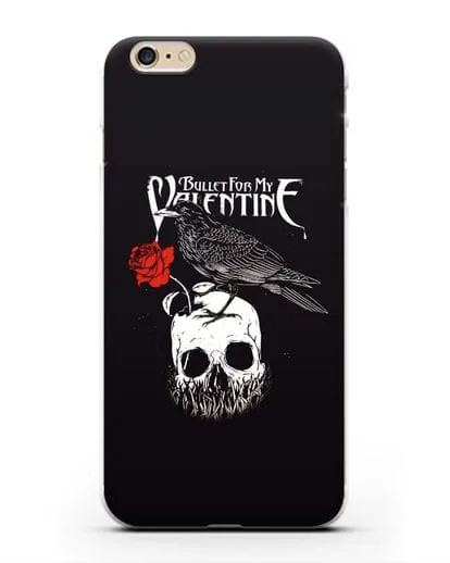 Чехол Bullet for my Valentine с изображением ворон и череп силиконовый для iPhone 6 Plus