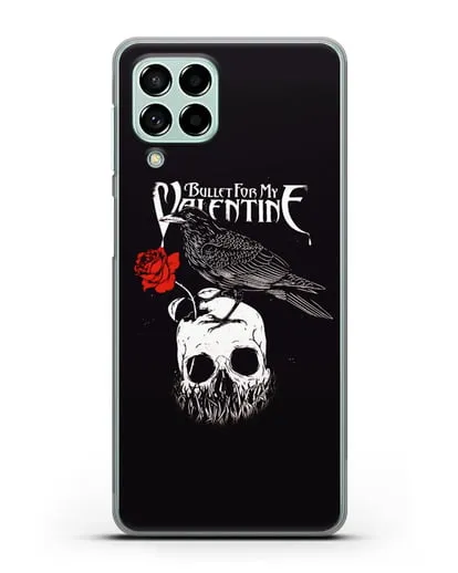 Чехол Bullet for my Valentine с изображением ворон и череп силиконовый для Samsung Galaxy M53 [SM-M536]