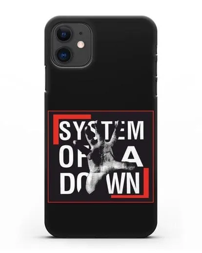 Чехол с надписью System of a Down силиконовый для iPhone 11