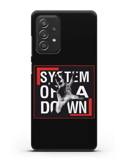 Чехол с надписью System of a Down силиконовый для Samsung Galaxy A53