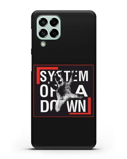 Чехол с надписью System of a Down силиконовый для Samsung Galaxy M53 [SM-M536]