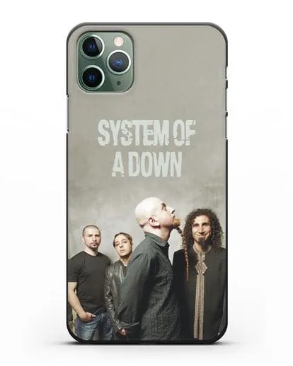 Чехол с изображением участников группы System of a Down силиконовый для iPhone 11 Pro Max