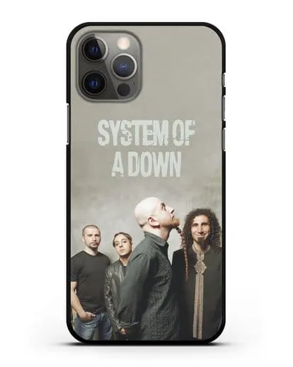 Чехол с изображением участников группы System of a Down силиконовый для iPhone 12 Pro