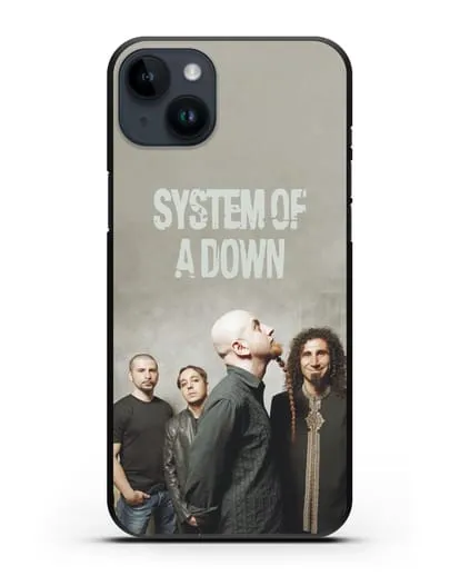 Чехол с изображением участников группы System of a Down силиконовый для iPhone 14 Plus