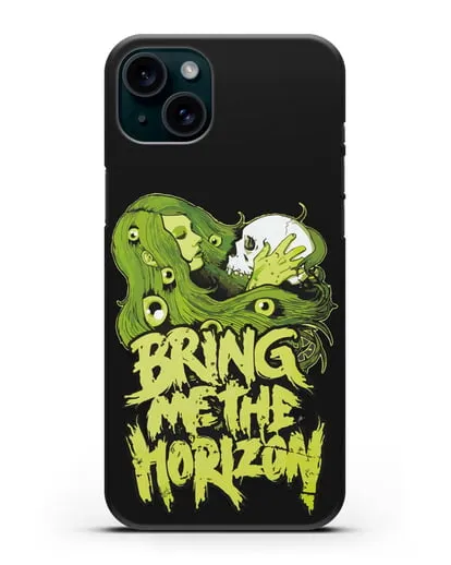 Чехол с иллюстрацией Bring Me The Horizon силиконовый для iPhone 15 Plus