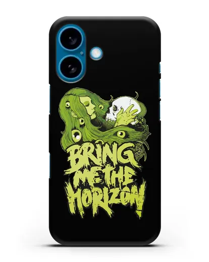 Чехол с иллюстрацией Bring Me The Horizon силиконовый для iPhone 16