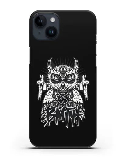 Чехол Bring Me The Horizon с постером альбома Sempiternal силиконовый для iPhone 14 Plus