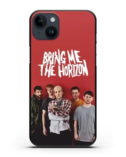 Чехол с фотографией группы Bring Me The Horizon силиконовый для iPhone 14 Plus