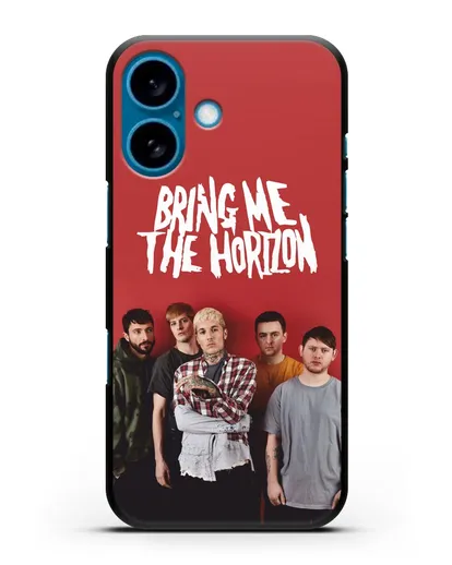 Чехол с фотографией группы Bring Me The Horizon силиконовый для iPhone 16