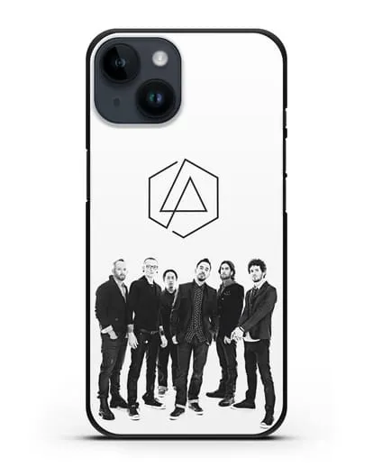 Чехол с фотографией группы Linkin Park силиконовый для iPhone 14