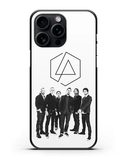 Чехол с фотографией группы Linkin Park силиконовый для iPhone 15 Pro Max