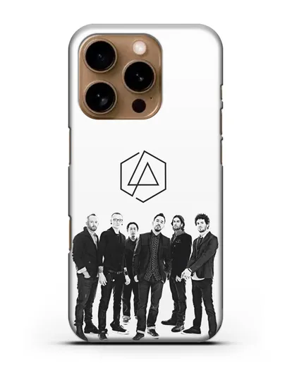 Чехол с фотографией группы Linkin Park силиконовый для iPhone 16 Pro