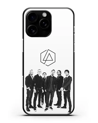Чехол с фотографией группы Linkin Park силиконовый для iPhone 16 Pro Max