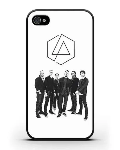Чехол с фотографией группы Linkin Park силиконовый для iPhone 4/4s