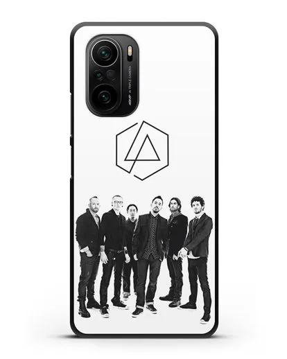 Чехол с фотографией группы Linkin Park силиконовый для Xiaomi Poco F3 Pro