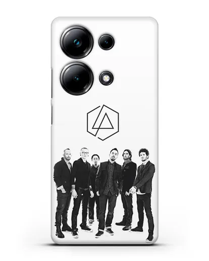 Чехол с фотографией группы Linkin Park силиконовый для Xiaomi Poco M6 Pro