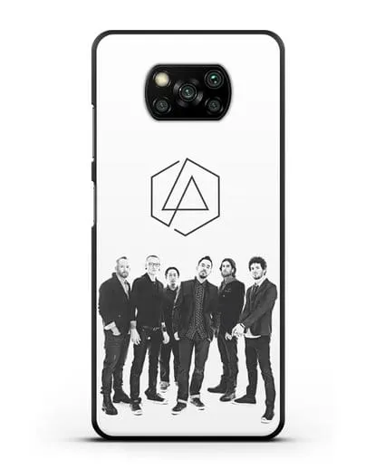 Чехол с фотографией группы Linkin Park силиконовый для Xiaomi Poco X3