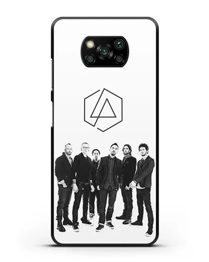 Чехол с фотографией группы Linkin Park силиконовый для Xiaomi Poco X3 Pro