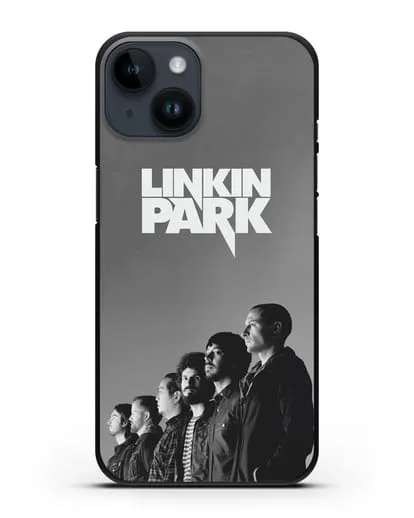 Чехол с изображением группы Linkin Park силиконовый для iPhone 14