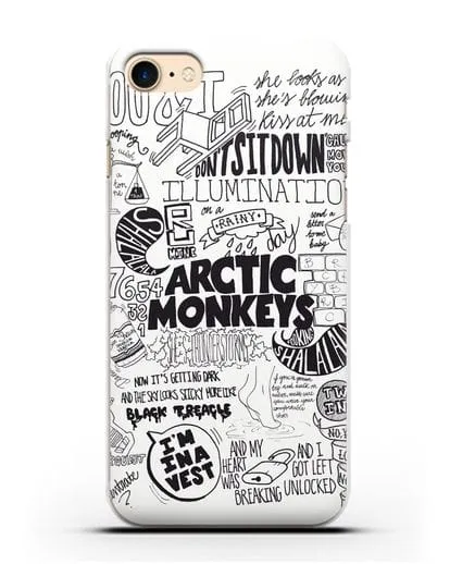 Чехол Arctic Monkeys Комикс силиконовый для iPhone 8