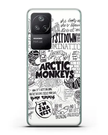 Чехол Arctic Monkeys Комикс силиконовый для Xiaomi Poco F4