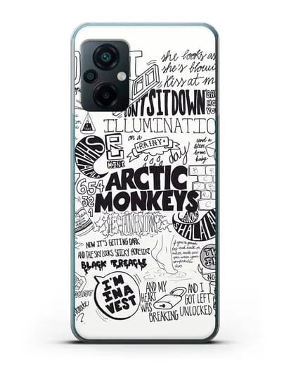 Чехол Arctic Monkeys Комикс силиконовый для Xiaomi Poco M5