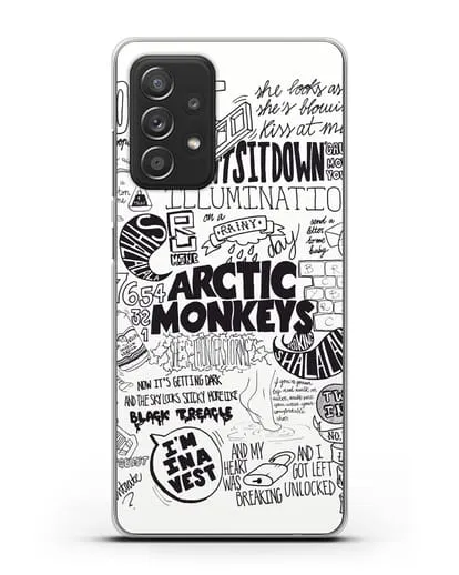 Чехол Arctic Monkeys Комикс силиконовый для Samsung Galaxy A53