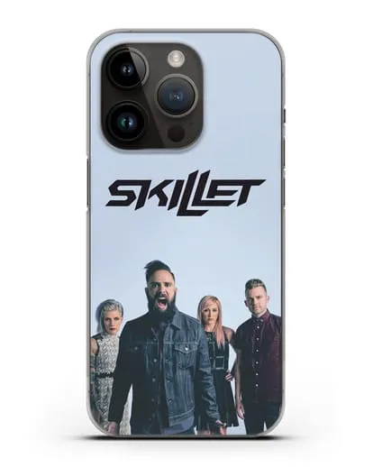 Чехол с изображением группы Skillet силиконовый для iPhone 14 Pro