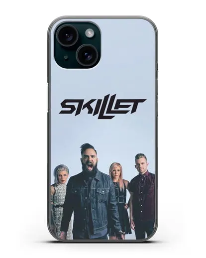 Чехол с изображением группы Skillet силиконовый для iPhone 15