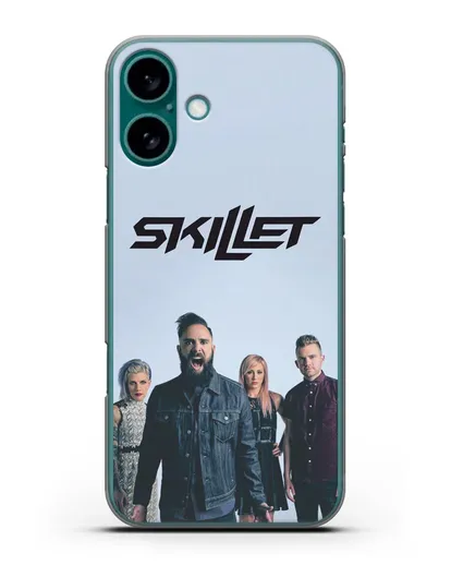Чехол с изображением группы Skillet силиконовый для iPhone 16 Plus