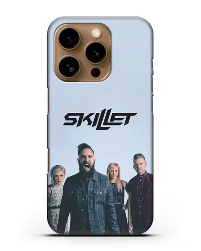 Чехол с изображением группы Skillet силиконовый для iPhone 16 Pro