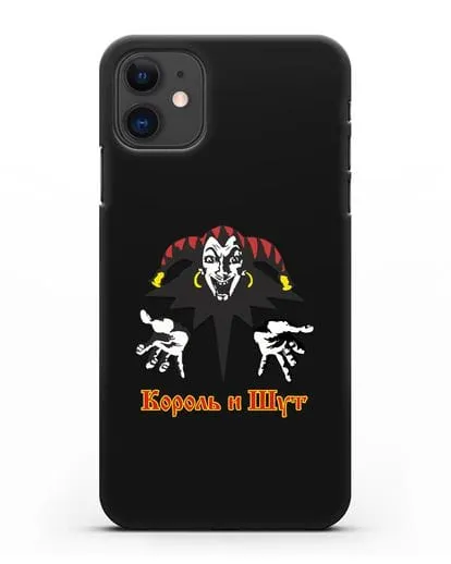 Чехол с логотипом группы Король и Шут силиконовый для iPhone 11