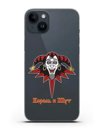 Чехол с символикой Король и Шут силиконовый для iPhone 14 Plus