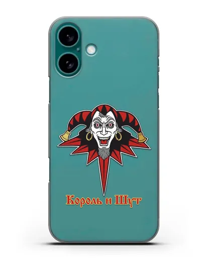 Чехол с символикой Король и Шут силиконовый для iPhone 16 Plus