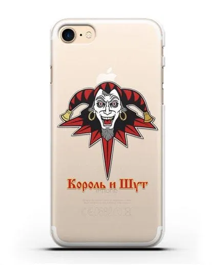 Чехол с символикой Король и Шут силиконовый для iPhone 8