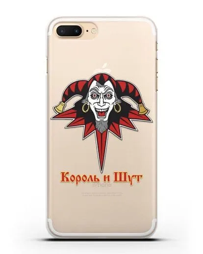 Чехол с символикой Король и Шут силиконовый для iPhone 8 Plus