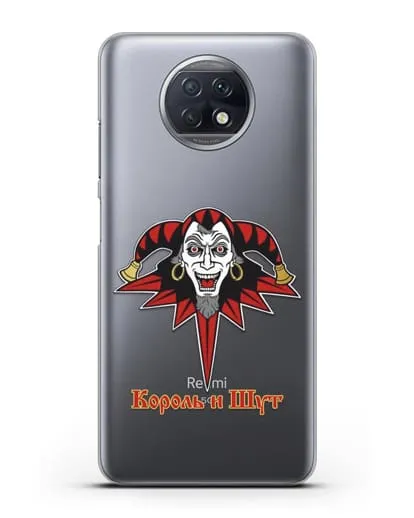 Чехол с символикой Король и Шут силиконовый для Xiaomi Redmi Note 9T
