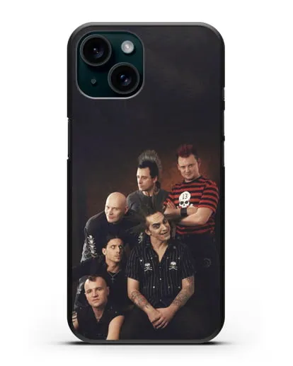 Чехол с фотографией группы Король и Шут силиконовый для iPhone 15