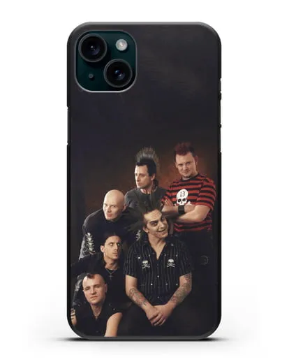 Чехол с фотографией группы Король и Шут силиконовый для iPhone 15 Plus