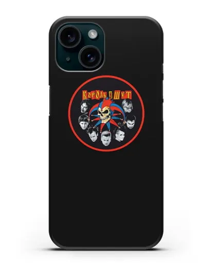 Чехол с изображением участников группы Король и Шут силиконовый для iPhone 15