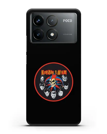 Чехол с изображением участников группы Король и Шут силиконовый для Xiaomi Poco F6 Pro