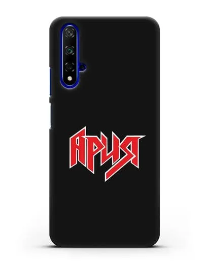 Чехол с логотипом Ария силиконовый для Honor 20