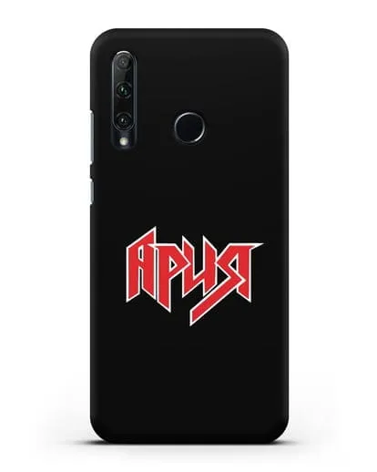 Чехол с логотипом Ария силиконовый для Honor 20e
