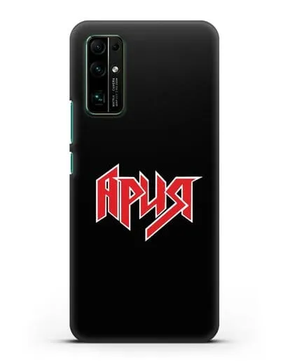 Чехол с логотипом Ария силиконовый для Honor 30