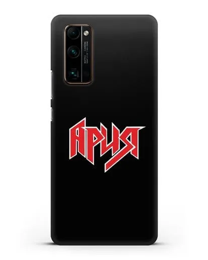 Чехол с логотипом Ария силиконовый для Honor 30 Pro Plus