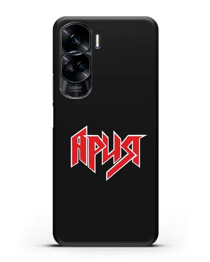 Чехол с логотипом Ария силиконовый для Honor 90 Lite