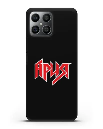 Чехол с логотипом Ария силиконовый для Honor X8