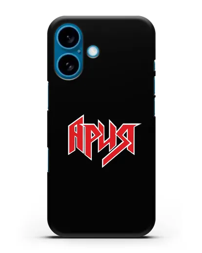 Чехол с логотипом Ария силиконовый для iPhone 16