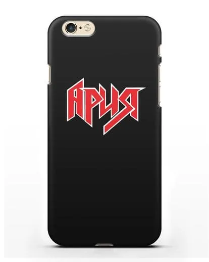 Чехол с логотипом Ария силиконовый для iPhone 6s